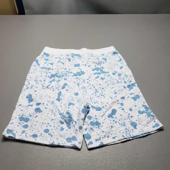 nickelodeon kids size XL 14-16 rugrats blue and white splatter shorts - Picture 3 of 6